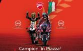 Ducati kampioen winnend feest