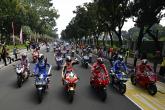 Indonesische president woont MotoGP-parade bij in Jakarta