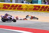 Trio Podium MotoGP Portugal Komentari Insiden Marc Marquez