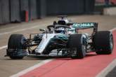 Mercedes W09 F1 car makes track debut at Silverstone