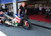 New aero for Alex Rins at Jerez test
