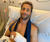 Daniel Ricciardo stuurt een update na de operatie vanuit het ziekenhuisbed