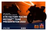 Red Bull KTM dan Tech3 Umumkan Tanggal Peluncuran MotoGP 2022