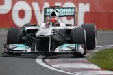 Schumacher conduciendo el Mercedes F1 de su padre en Goodwood