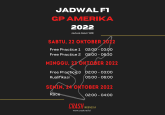 American F1 Grand Prix Schedule in Western Indonesian Time