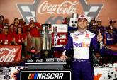 Denny Hamlin Wins Chaotic Coca-Cola 600 at Charlotte