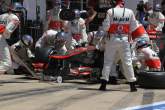 24.06.2012- Race, Pit Stop, Lewis Hamilton (GBR) McLaren Mercedes MP4-27