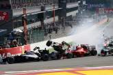 02.09.2012- Race, Start of the race, Crash, Romain Grosjean (FRA) Lotus F1 Team E20 and Fernando Alo