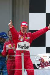 Michael Schumacher wins the Spanish GP, Sunday 9/5/04