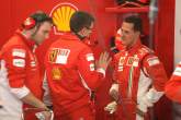 Chris Dyer (AUS), Michael Schumacher (GER) Ferrari F2007, Barcelona F1 Test, 13-15th, November, 2007