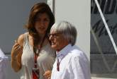 Saturday, Bernie Ecclestone (GBR), President and CEO of Formula One Management and his girlfriend F