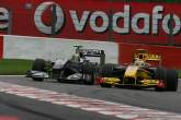 Race, Nico Rosberg (GER), Mercedes GP F1 Team, MGP W01 and Vitaly Petrov (RUS), Renault F1 Team, R30