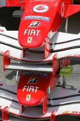 Ferrari front wing detail