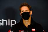 Romain Grosjean (FRA) Tim Haas F1 dalam Konferensi Pers FIA.