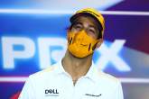Daniel Ricciardo (AUS) McLaren in the FIA Press Conference.