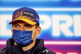 Max Verstappen (NLD) Red Bull Racing in de FIA-persconferentie.