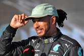 Lewis Hamilton (GBR) Mercedes AMG F1 in qualifying parc ferme.