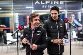 (L naar R): Fernando Alonso (ESP) Alpine F1 Team met teamgenoot Esteban Ocon (FRA) Alpine F1 Team.
