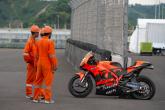 Raul Fernandez crashed bike, Indonesia MotoGP test, 12 February 2022