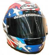 Dean Thomas offers helmet and gear as competition prize.