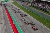 Charles Leclerc (MON) Ferrari F1-75 leads at the start of the race. Formula 1 World Championship, Rd 4, Emilia Romagna