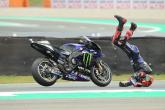 Fabio Quartararo crash, MotoGP race, Nederlandse MotoGP.  26 juni