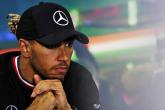 Lewisas Hamiltonas (GBR) „Mercedes AMG F1“ FIA spaudos konferencijoje po lenktynių.  Formulės 1 pasaulio čempionatas, 13 taškas, Vengrija