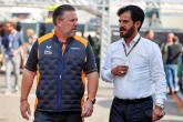 (V til R): Zak Brown (USA) McLaren