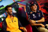 Daniel Ricciardo (AUS), McLaren F1 Team Sergio Perez (MEX), Red Bull Racing Formula 1 World Championship, Rd 16, Italian