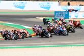Yarış başlangıcı, MotoGP yarışı, Aragon MotoGP, 18 Eylül