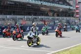 Race start, Moto3 race, French MotoGP, 14 May