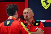 Frederic Vasseur (FRA) Ferrari Team Principal with Charles Leclerc (MON) Ferrari. Formula 1 World Championship, Rd 15,