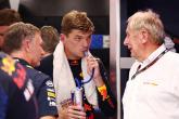 Max Verstappen (NLD) Red Bull Racing with Christian Horner (GBR) Red Bull Racing Team Principal and Dr Helmut Marko (AUT)
