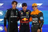 Pole position for Max Verstappen (NLD) Red Bull Racing, 2nd for George Russell (GBR) Mercedes AMG F1 and 3rd for Oscar