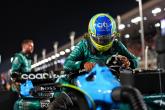 Fernando Alonso (ESP) Aston Martin F1 Team AMR23 on the grid. Formula 1 World Championship, Rd 18, Qatar Grand Prix, Doha,