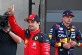 Charles Leclerc (MON) Ferrari SF-23 celebrates his pole position in qualifying parc ferme. Formula 1 World Championship,