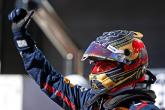 Sprint winner Max Verstappen (NLD) Red Bull Racing celebrates in Ferme Park.  Formula 1 World Championship, 21st Street,