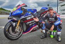 Cal Crutchlow in Yamaha wild-card colours