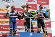 Donington British Superbikes Race one 2022, Ryde, Ray, O'Halloran
