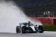 Russell's 'crazy' first drive of Mercedes' new F1 car in Storm Eunice