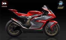 First look at MV Agusta Moto2 machine 