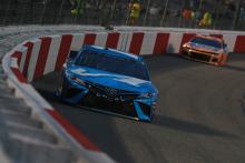 Truex holds off Logano for first short track win