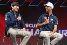 Tsunoda “in a bit of trouble” after Ricciardo’s return to F1