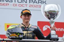 Vickers, 2023, Donington Park, Yamaha, win, BSB, Sprint, Showdown