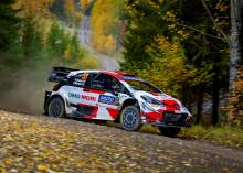 Evans remains out in front at drama-filled Rally Finland