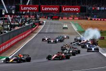 F1 British GP red-flagged after serious Zhou crash 