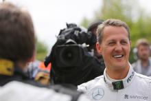 The last time a Schumacher drove a Mercedes F1 car