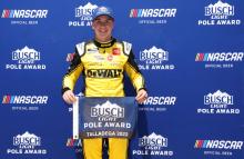 Bell Leads JGR Front Row Sweep in Talladega Qualifying