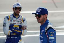 Kyle Larson and Chase Elliott Clear the Air at Las Vegas