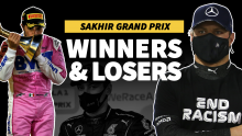 Perez goes last to first, heartbreak for Russell - F1 Sakhir GP Winners & Losers